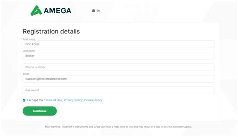 amegafx|Sign up to Amega .